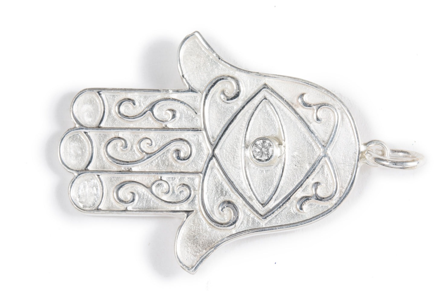 The Hamsa Hand Pendant with Birthstone