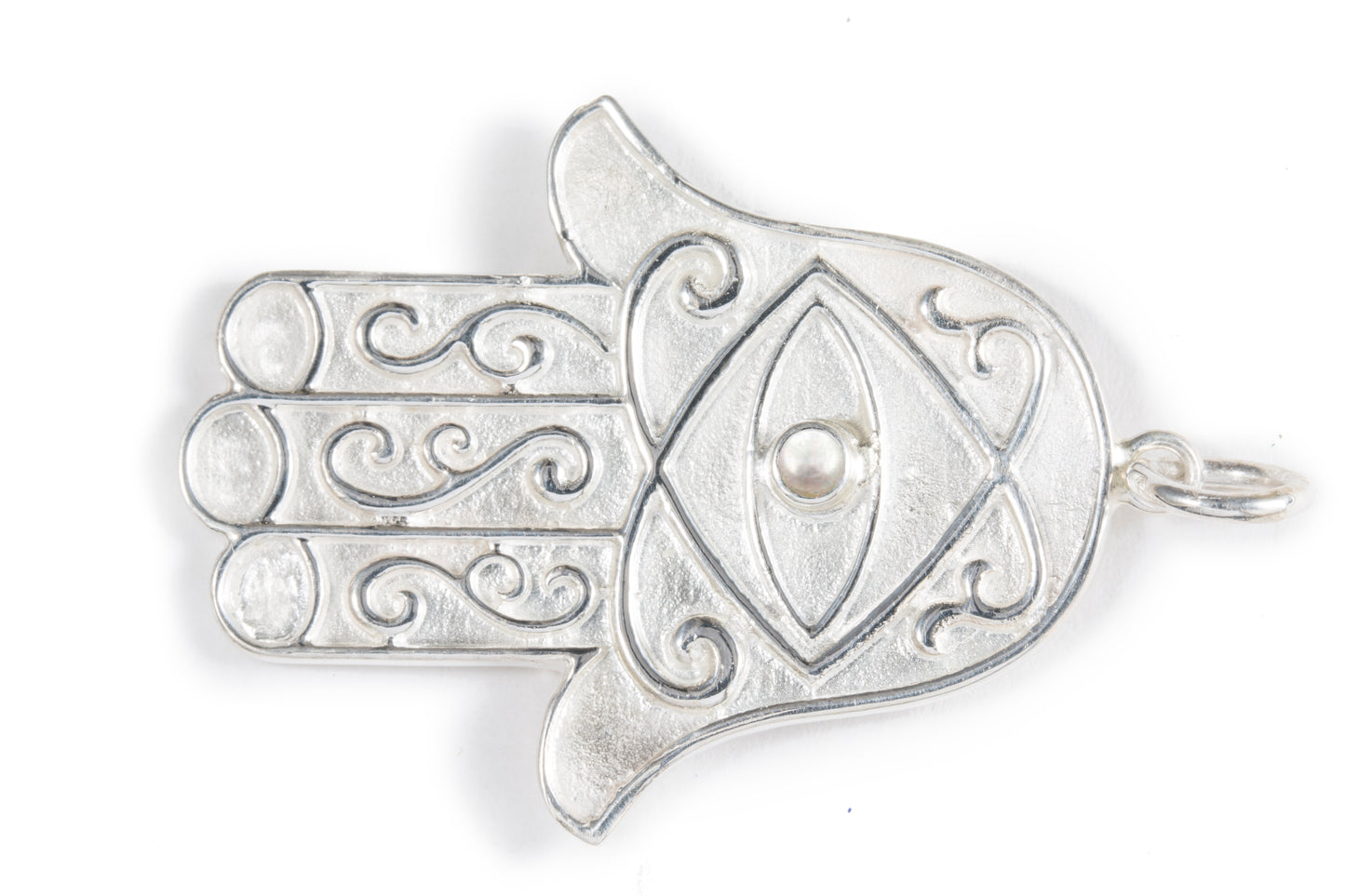 The Hamsa Hand Pendant with Birthstone