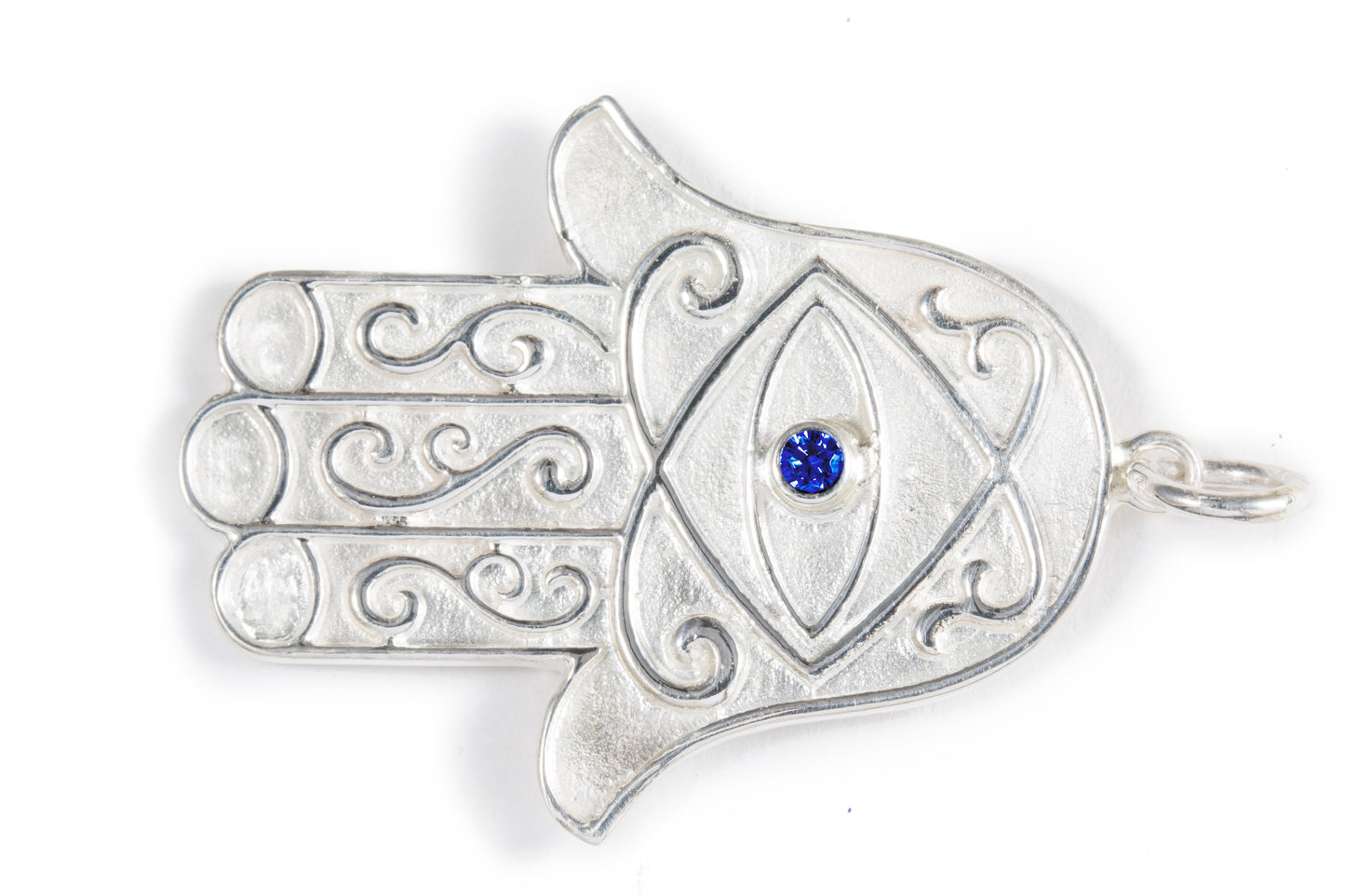 The Hamsa Hand Pendant with Birthstone