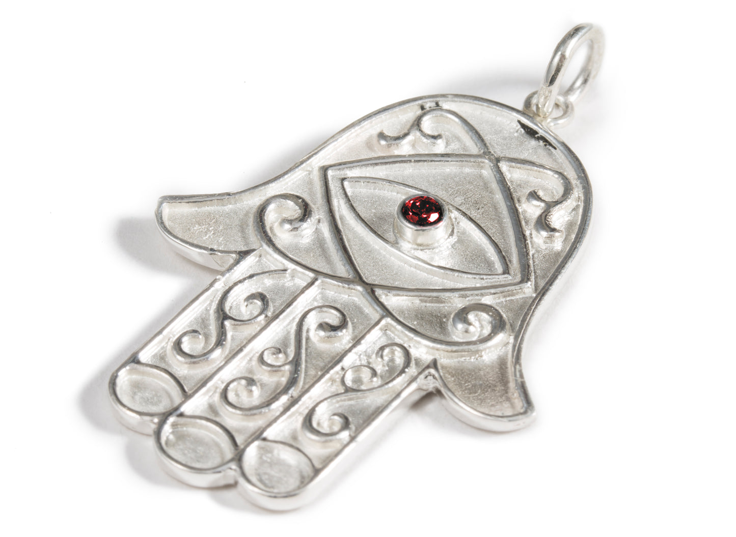 The Hamsa Hand Pendant with Birthstone