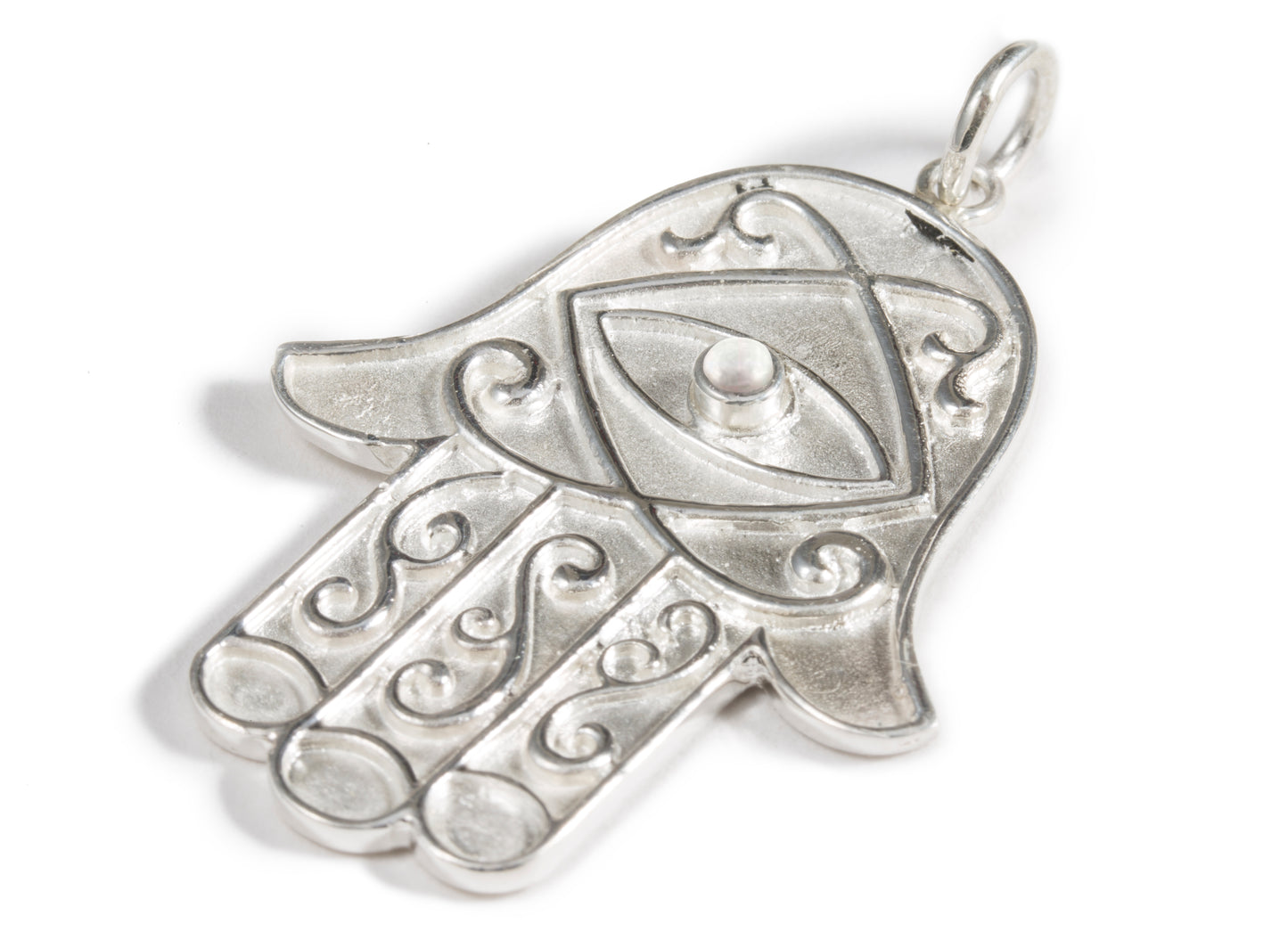 The Hamsa Hand Pendant with Birthstone