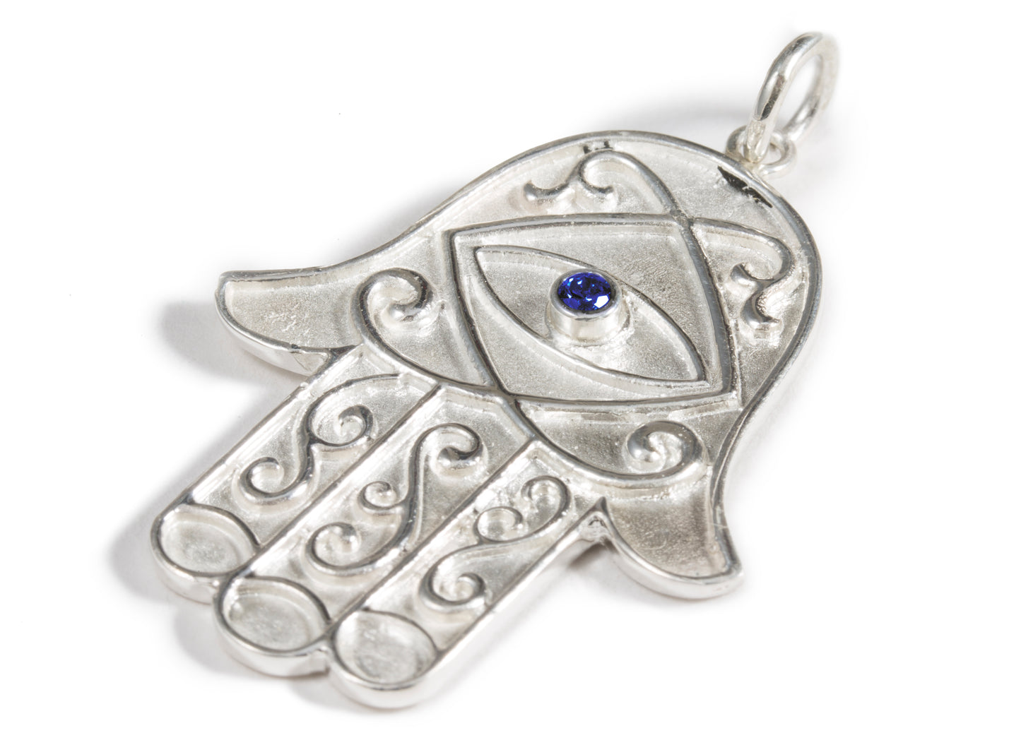 The Hamsa Hand Pendant with Birthstone